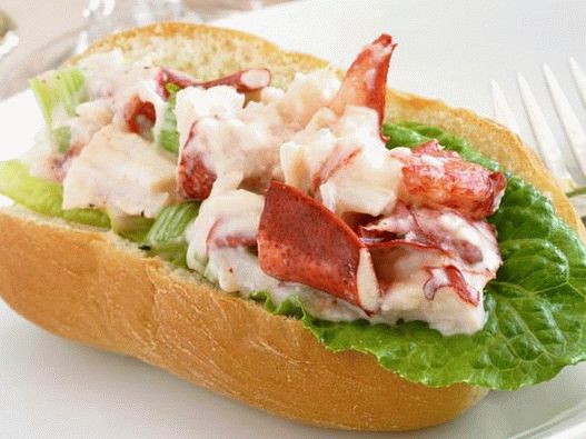 Sanduíche de lagosta vai ajudá-lo a sentir o sabor natural da lagosta