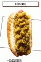 cachorro-quente com pimentão jalapeno verde quente