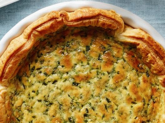 Quiche com ervas