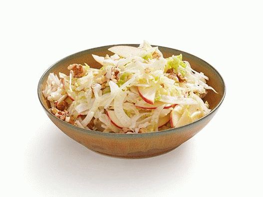 Salada lenta de Cole com couve lombarda, maçã e erva-doce (nº 20)