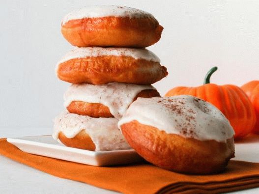 Foto do prato - Donuts com recheio de abóbora