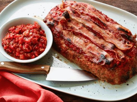 Foto tomate americano saborear pão de carne