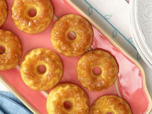 Bolinhos de abacaxi com foto