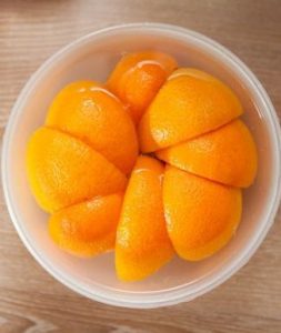Laranja cristalizada