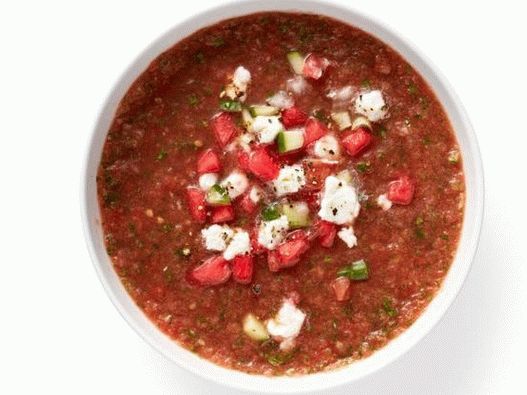 Foto gaspacho de melancia
