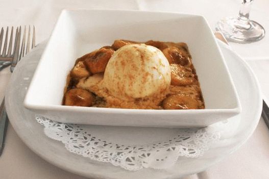 Photo Banana Foster com especiarias