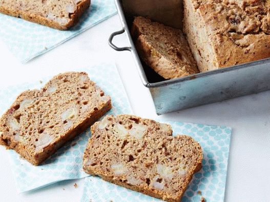 Foto de pão de banana com adoçante de frutas secas
