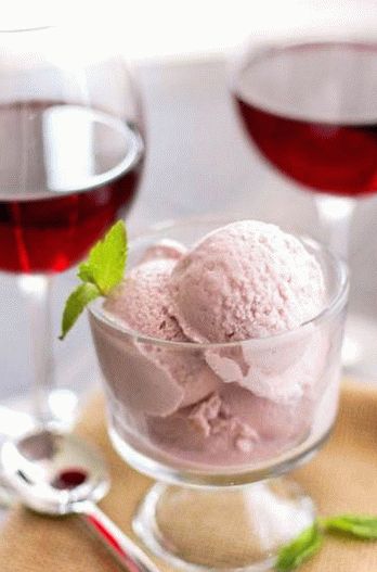 Gelato de vinho básico foto