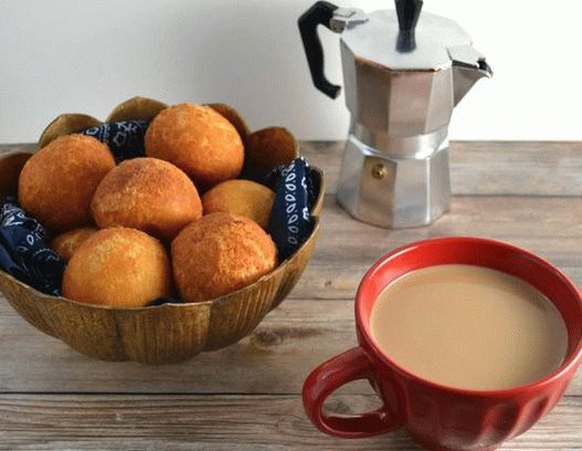 Foto sem glúten de rosquinhas Bunuelos da Colômbia