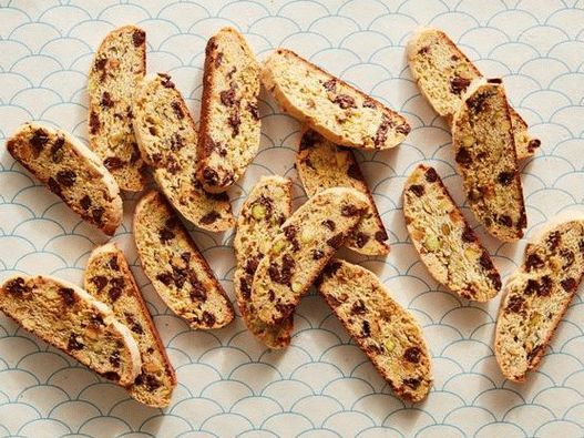 Foto de Biscotti com pedaços de chocolate e pistache