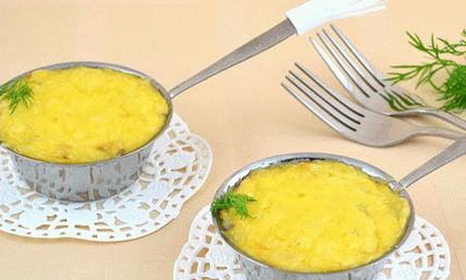 Julienne com cogumelos