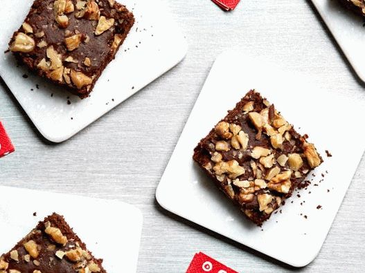 Foto Brownie com farinha de trigo integral