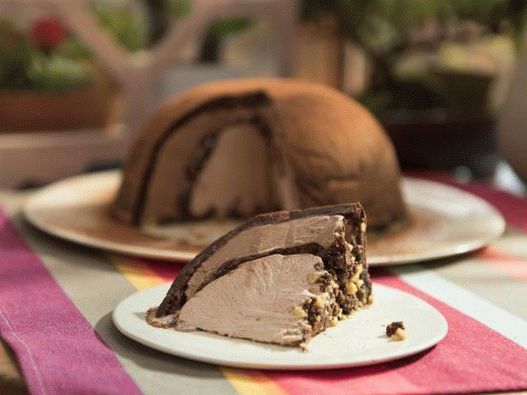 Foto Brownie - um bolo de camada com sorvete