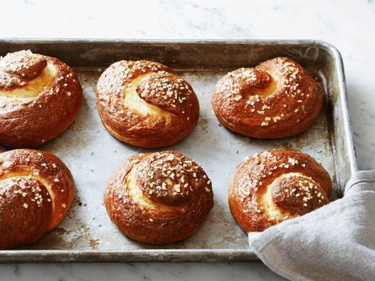 Pãezinhos com pretzel para fotos