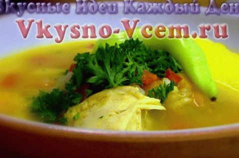 Caldo com máxima transparência