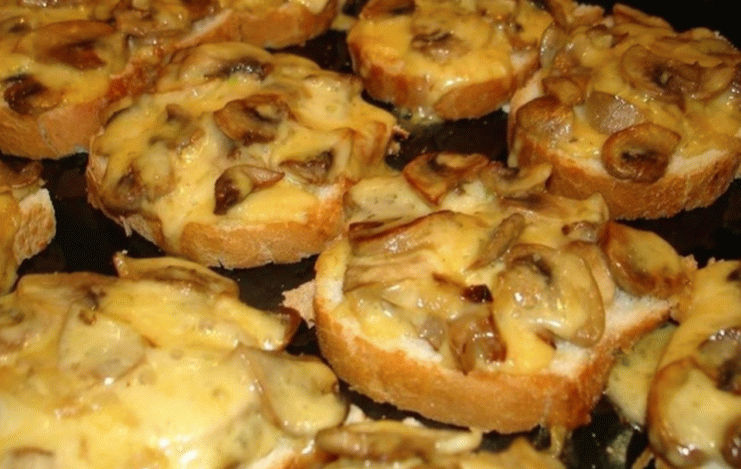 Cogumelos Sanduíches