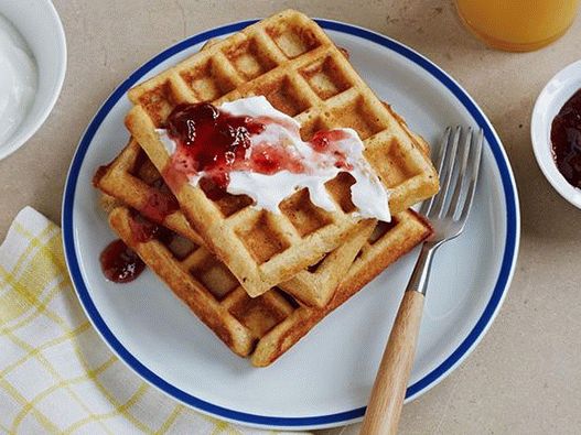 Foto Waffles Integrais
