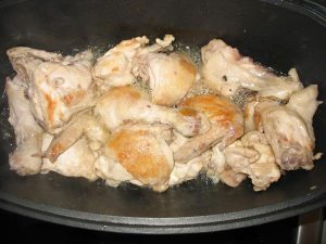 Chakhokhbili de frango