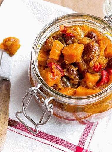 Chutney de abóbora de foto