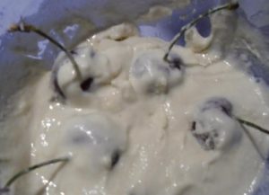Cereja em massa