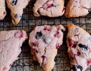 Biscoitos de mirtilo