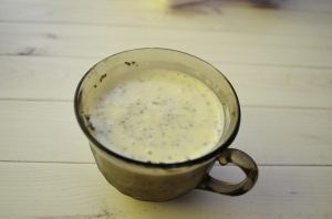 Pudim De Chia De Framboesa