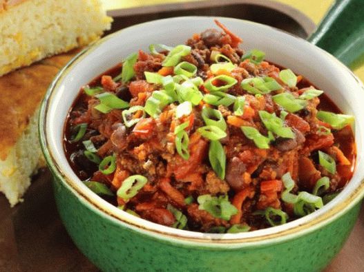 Foto do Chile com carne moída e cenoura