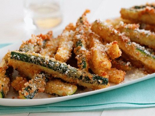 Queijo de abobrinha frito