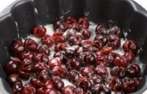 Sobremesa de cereja