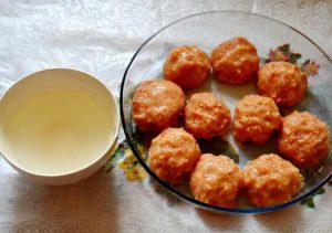 Costeletas de frango bebê