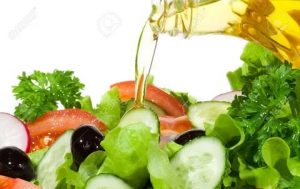 Salada de legumes para crianças