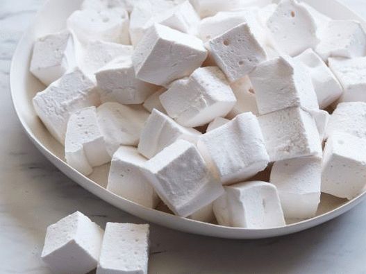 Foto de marshmallows caseiros (marshmallow americano)