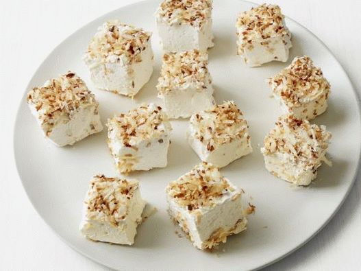 Foto marshmallows caseiros com coco
