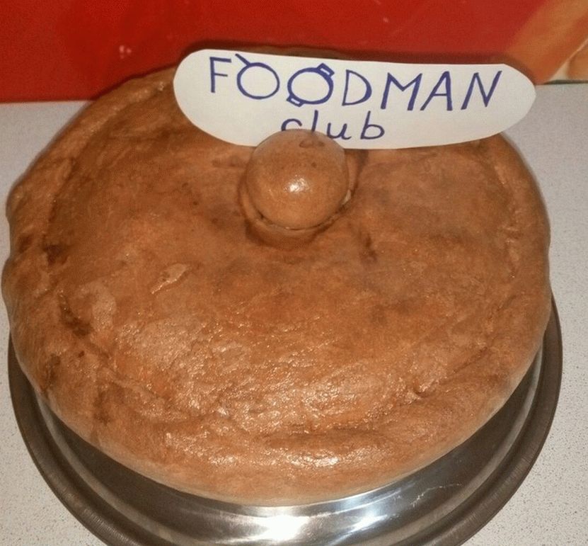 Torta caseira Kurnik