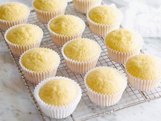 Foto mistura de farinha caseira para assar cupcake