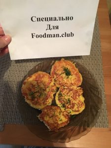 Panquecas de batata com cenoura