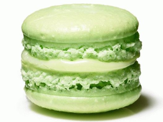 Macarrão com menta e chocolate branco