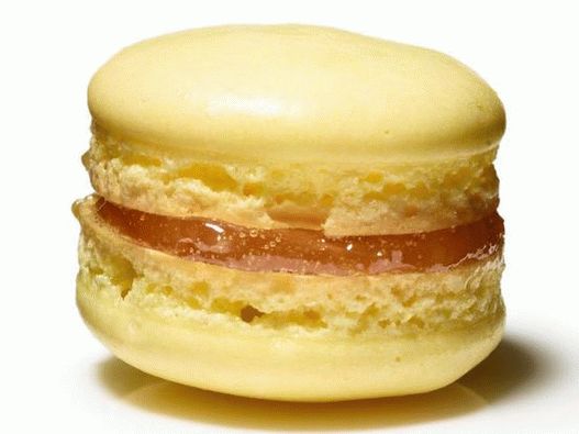 Macaron com abacaxi