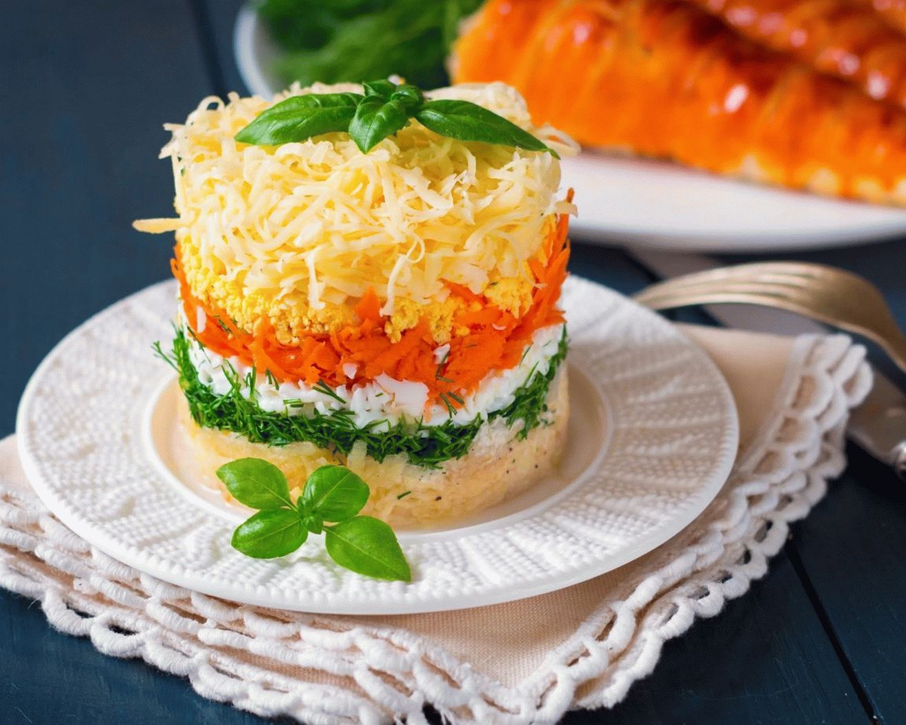 Salada de folhado francês