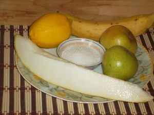 Salada de frutas com melão