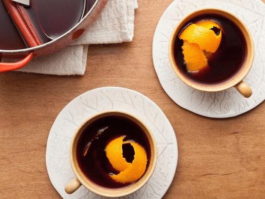 Foto vinho quente em casa