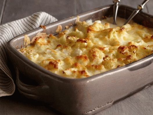Foto de gratinado de couve-flor com queijo de cabra
