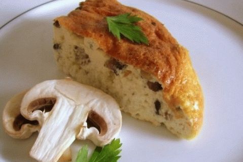 Suflê de cogumelos
