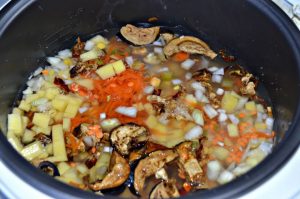 Sopa de legumes grossos