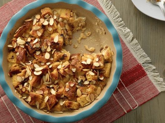 Foto de pudim de pão panetone