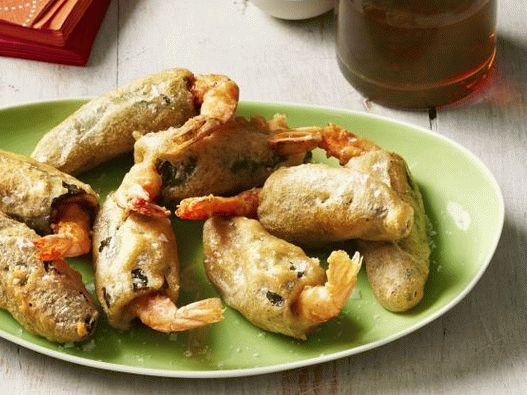 Foto, de, um, jalapeno, pimentas, biscoito, com, camarão, em, massa