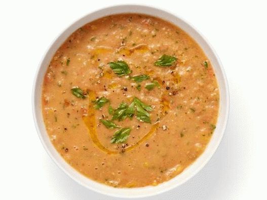 Sopa de aperitivos frios com foto