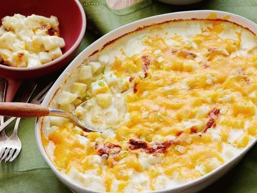 Gratinado de batata com foto perfeita