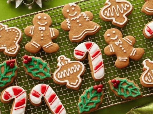 Gingerbread de foto com glacê real