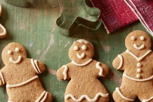 Biscoitos de açúcar com gengibre de foto